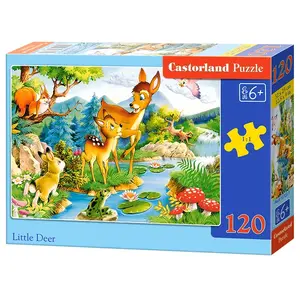Jigsaw puzzle Castorland Little Deers 120 pcs, cartoons, 320 mm width, age 6+