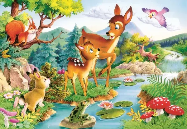 Puzle Castorland Little Deers 120 detaļas Photo 2