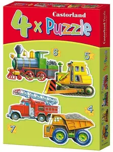 Пазл Castorland Castor 47 EL. Fahrzeuge x 4 – модель PC-04256