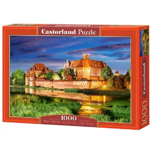 Puzle Castorland Malbork pils, Polija 1000 daļas, 680×470 mm, 9+