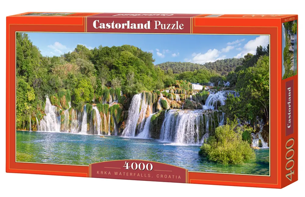 Castorland Krka ūdenskritumi, Horvātija 4000 detaļu