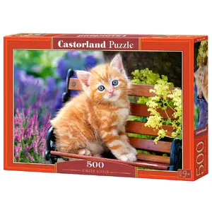 Пазл Castorland Ginger kitten 500 элементов — тема: фауна, ширина 330 мм, 9+ лет