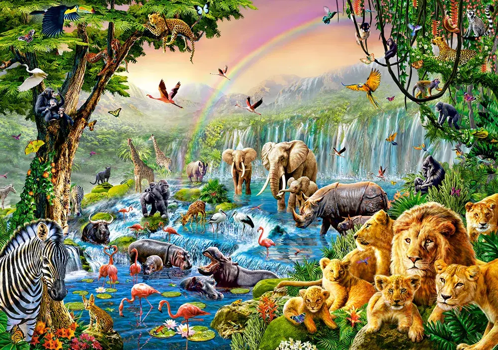Castorland Jungle River 500 gab. mīkla Photo 2