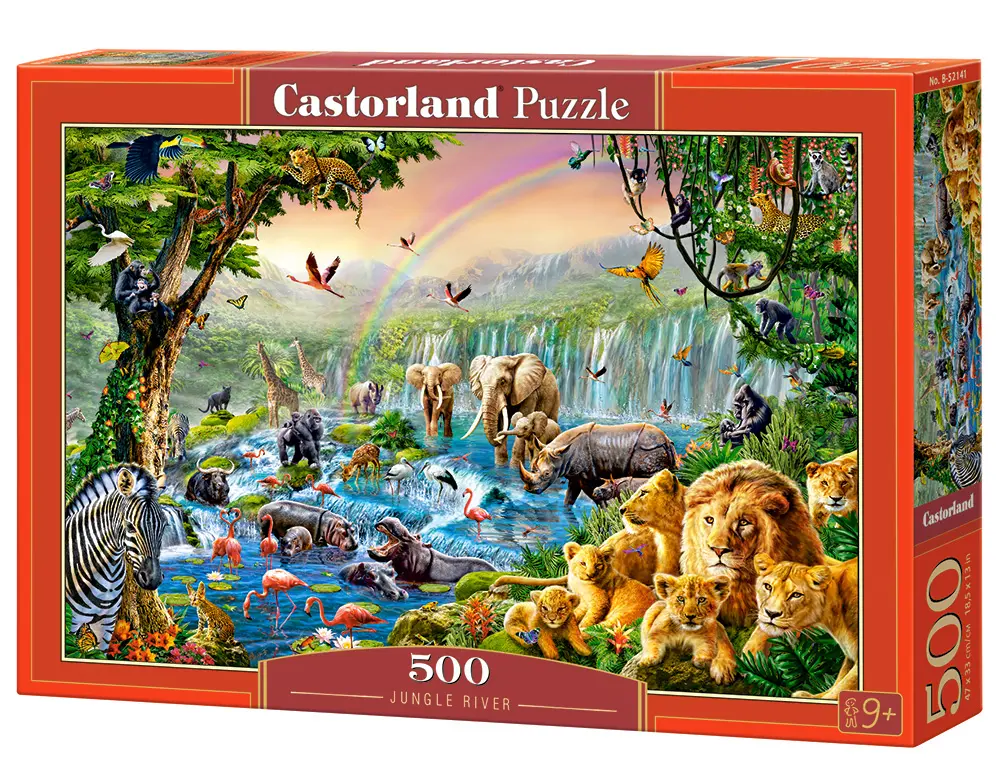 Castorland Jungle River 500 gabalu puzle
