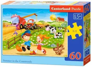 Пазл Castorland Castor 60 Elemente des Lebens im ländском Raum (06878) — 60 элементов, обучающий