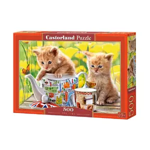 Пазл Castorland Tea Time 500 шт — тема «Флора», ширина 470 мм