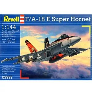 Revell F/A-18E Super Hornet Fiksētu spārnu gaisa kuģis Montāžas komplekts 1:144