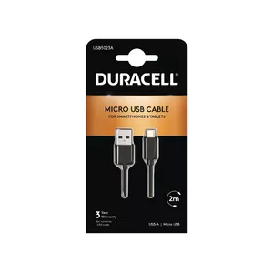 Sync/Charge Cable Duracell USB5023A 2 Metre Black