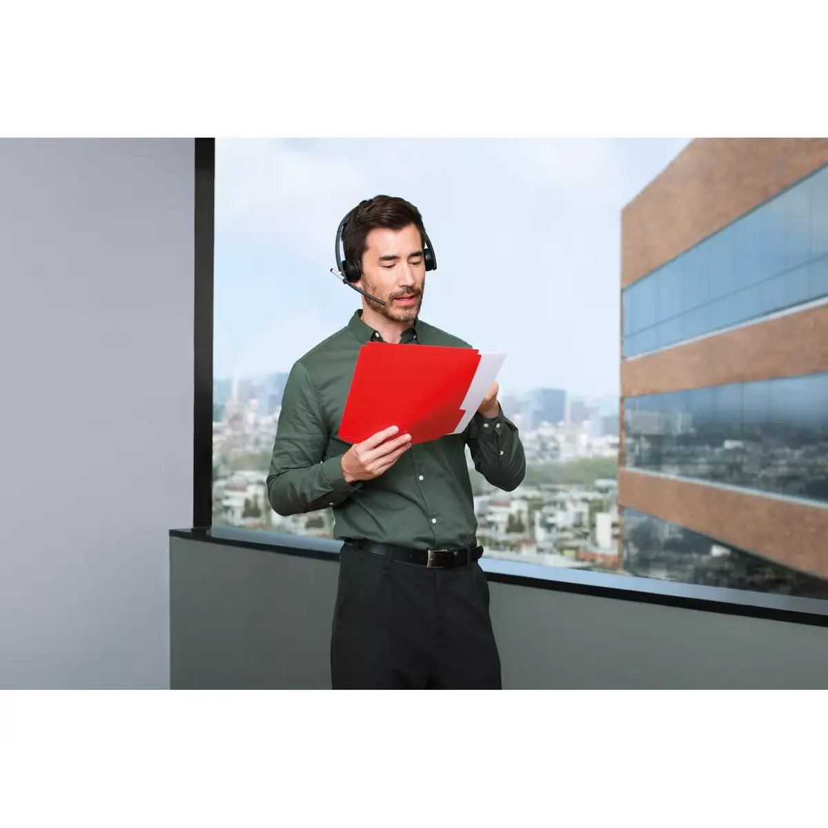 Austiņas Logitech H820e Wireless Headset Mono Photo 7