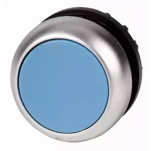 Кнопка Eaton M22-DR-B, плоская, синяя, пластиковый корпус