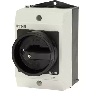 Трехполюсный тумблерный переключатель Eaton T0-2-15679/I1/SVB-SW, черный/белый