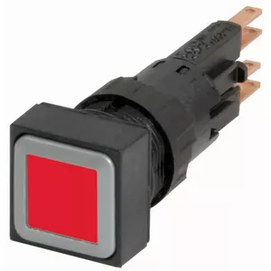 Eaton Q18LTR-RT/WB Pushbutton Switch, Black and Red, IP65