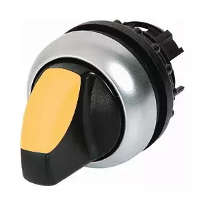 Переключатель Eaton M22-WRLK-Y, 2-позиционный, с подсветкой, желтый
