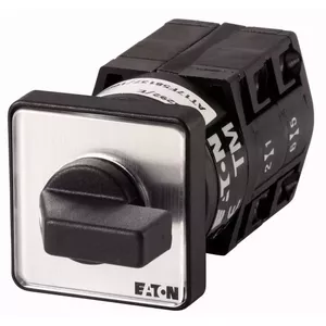 Поворотный переключатель Eaton TM-2-8550/E, 10А, 1-полюсный, IP65, черный