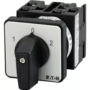 Кулачковый переключатель Eaton T0-3-8212/E, 1 полюс, IP65, черный и серый