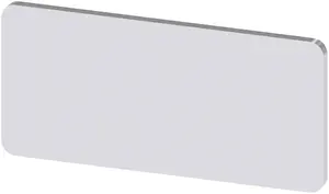 Siemens Self-adhesive Labeling Plate Sirius ACT 12.5 x 27 mm Silver