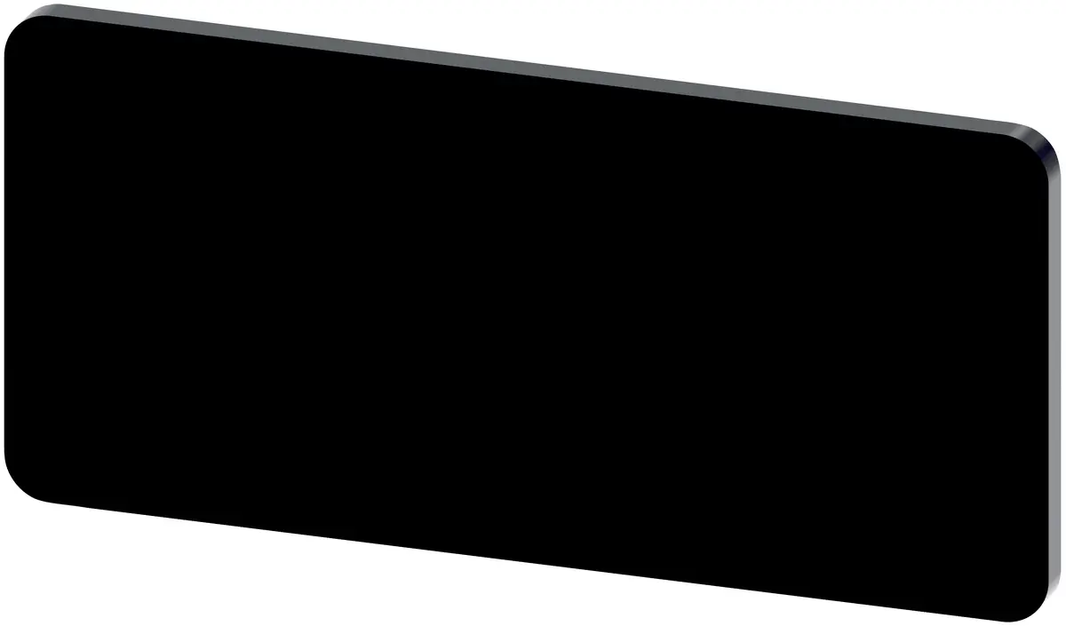 Siemens 3SU1900-0AC16-0AA0 Pašlīmējoša marķējuma plāksnīte melna