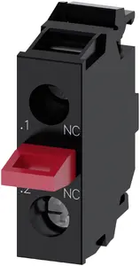 Siemens Contact Module 3SU1400-2AA10-1CA0 1NC Rear Mounting Sirius ACT