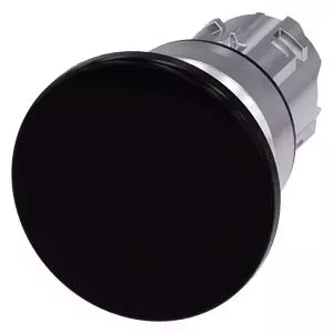 Siemens 3SU1050-1BD10-0AA0 Mushroom Pushbutton Actuator, Metal and Plastic, IP66/IP67/IP69/IP69K