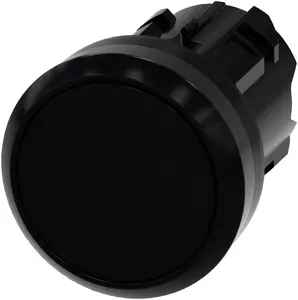 Siemens Pushbutton Black 3SU1000-0AB10-0AA0 Plastic IP66 IP67 IP69K