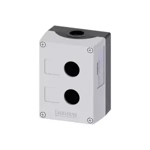 Siemens SIRIUS ACT 3SU1802-0AA00-0AB1 Empty Enclosure for 2 Command Points, Grey