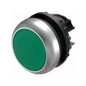 Кнопка управления Eaton M22-DRL-G с подсветкой, зеленая, IP66/IP67/IP69