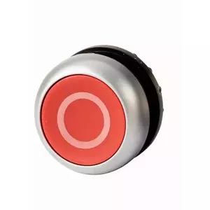 Кнопка Eaton M22-D-R-X0/K01 плоская, красная, пластиковый корпус
