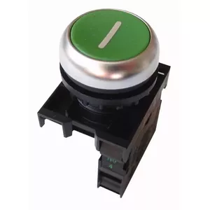 Кнопочный выключатель Eaton M22-D-G-X1/K10, зеленый, IP66/IP67/IP69