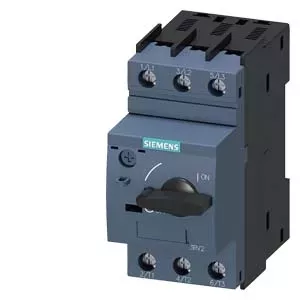 Автоматический выключатель защиты двигателя Siemens 3RV20111CA10, 2.5 А, 690 В, термомагнитный