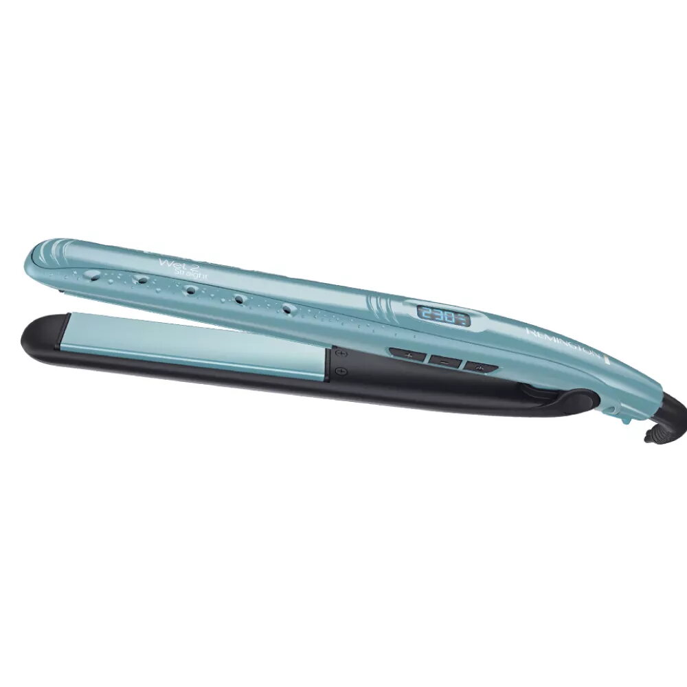 Iztaisnošanas dzelzs Remington S7300 Silts Melns