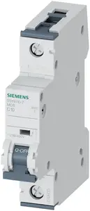 Автоматический выключатель Siemens 5SY6110-7 10 А 400 В IP20