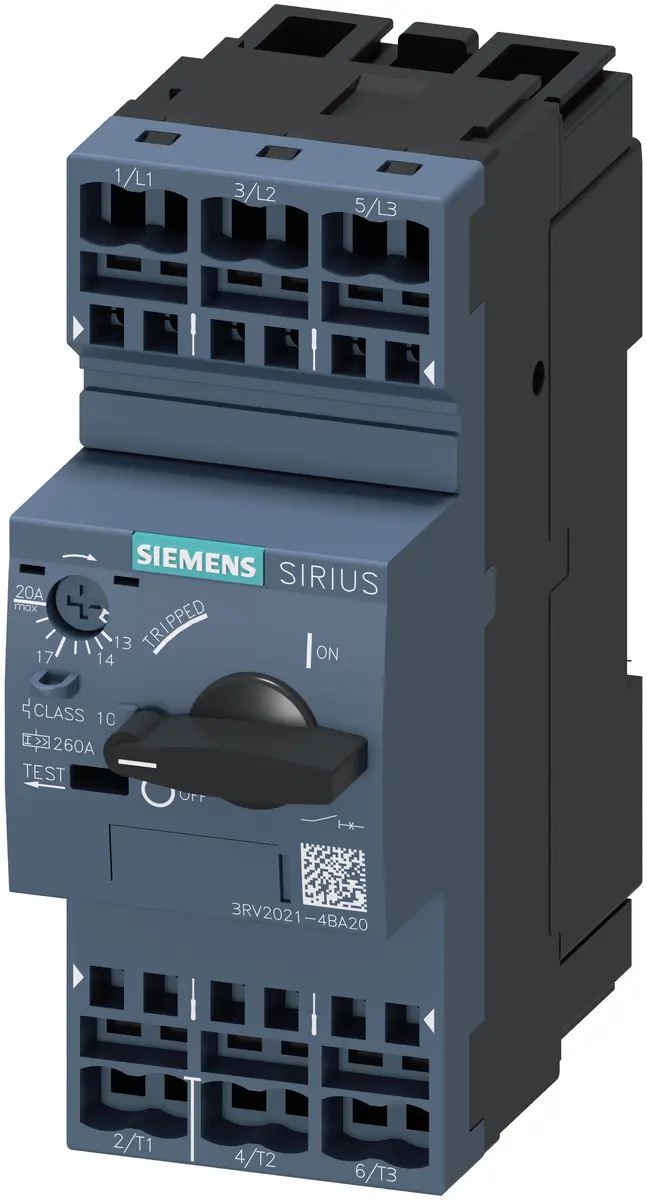 Siemens 3RV2021-4BA20 Jaudas slēdzis 3P 13-20