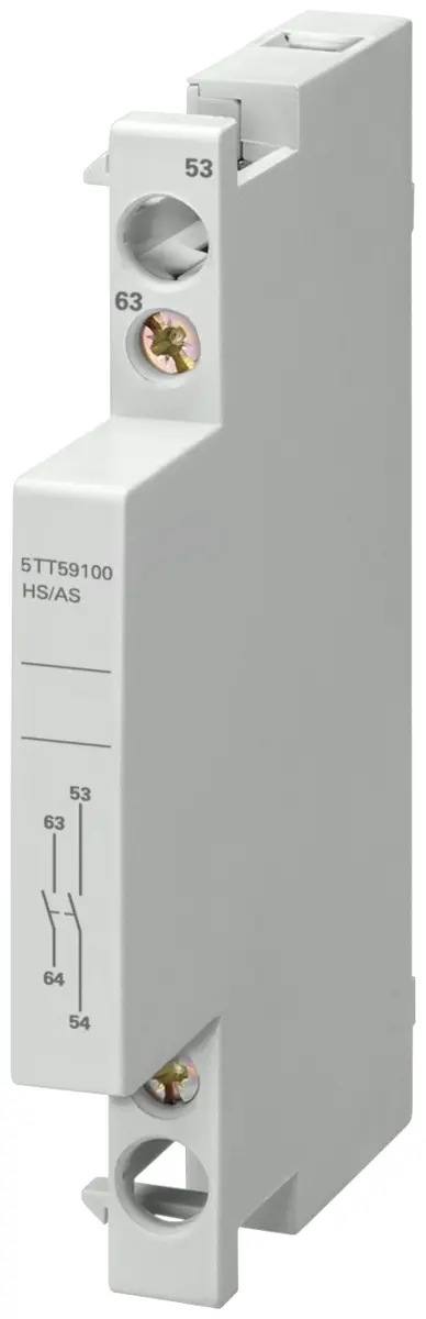 Siemens palīgkontakts 230V 6A 1AS+1AE 5TT59101