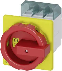 Siemens 3LD switch disconnector 3P 63A 690V red and yellow