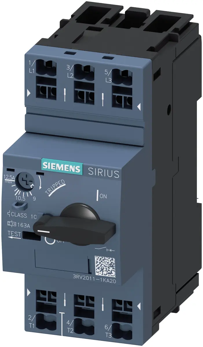 Siemens 3RV2011-1KA20 3 polu ķēdes pārtraucējs