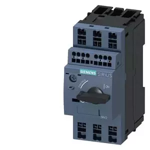 Автоматический выключатель защиты двигателя Siemens 3RV2011-1FA25, 3-полюсный, 2.2кВт, 3.5-5.5А, 690В