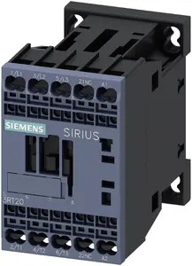 Siemens 3RT2016-2AP02 Power Contactor 3 Normally Open Contacts 690 V AC Size S00 Spring-Loaded Terminal