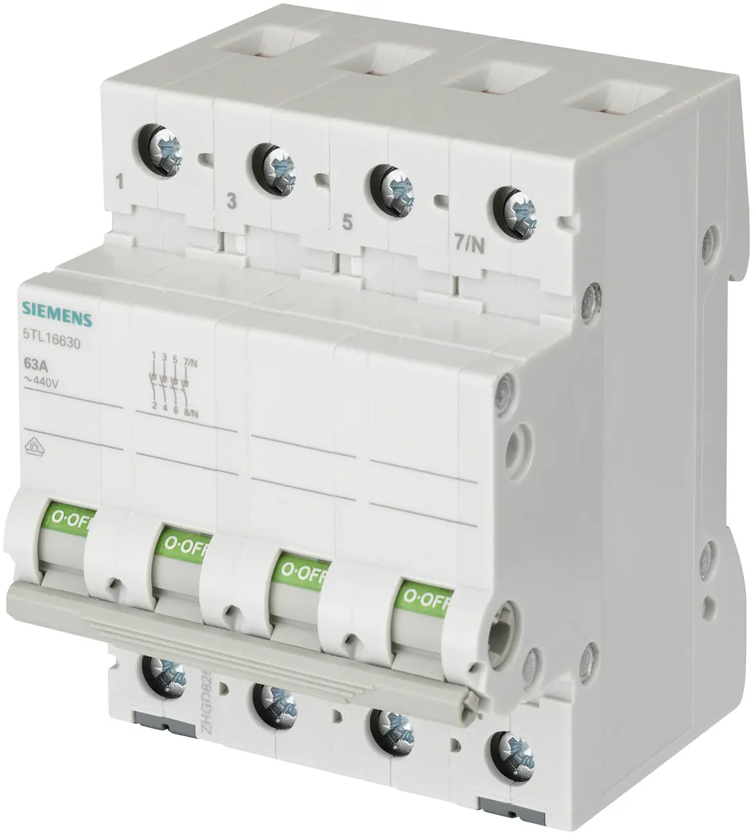 Siemens Izolators 5TL16630 63A TP+N 440V