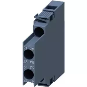 Siemens 3RH2911-1DA11 Auxiliary Contact Block, 1 NO + 1 NC, Side-Mounted