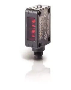 Photoelectric sensor Datalogic S100-PR-2-D00-PK, black plastic housing, IP67, 12×20×32 mm