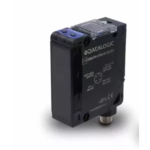 Фотоэлектрический датчик Datalogic S300-PR-1-C01-RX, чёрный пластиковый корпус, 24–240 В AC, 0,025 кГц, 3 А, 25×70×100 мм