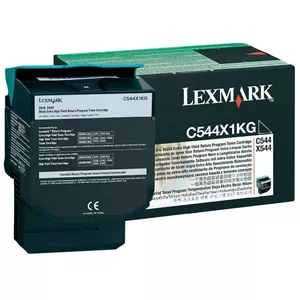 Lexmark C544X1KG tonera kārtridžs Oriģināls Melns