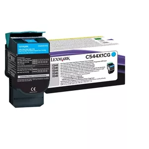 Lexmark C544X1CG тонерный картридж 1 шт Подлинный Голубой