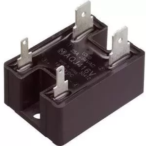 Solid-state relay Panasonic AQJ419VJ, zero-cross AC switching, max load current 25 A, max switching voltage 264 V AC