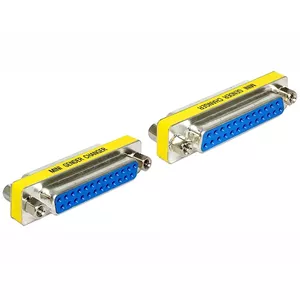 DeLOCK 65483 Cable Gender Changer Sub-D 25 Blue Silver Yellow