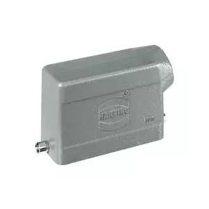 Connector hood Harting HART Tüllengehäuse M20 19300101540 side cable outlet low