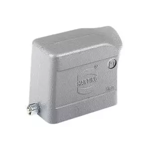 Harting Han 10B Hood, Side Entry, M25 Thread, Metal Housing