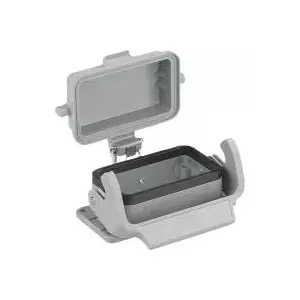 Metal housing Harting Han® 10B-agg-LB-K (09 30 010 0303) for rectangular connector assembly