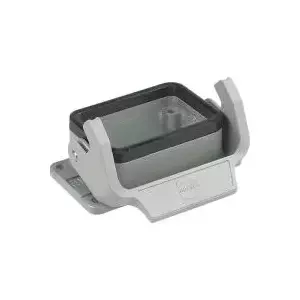 Industrial connector housing Harting HART Anbaugehäuse 09300060301 for panel mounting
