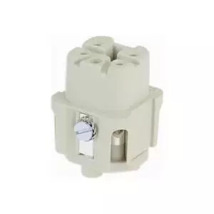Connector Harting Han 3A-BU-S — rectangular industrial multi-pin connector 3A series